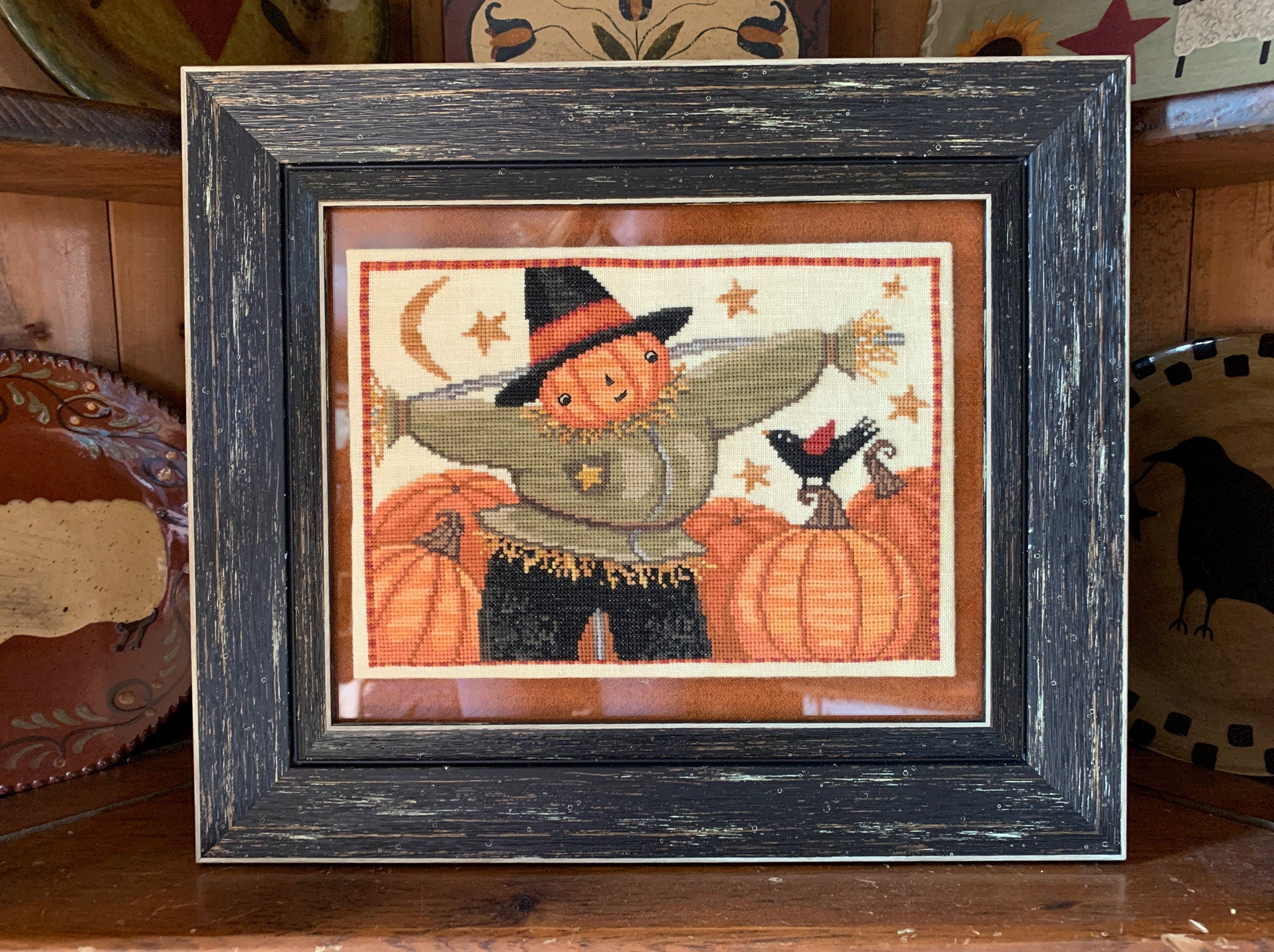 XS181 Happy Scarecrow Cross Stitch Chart