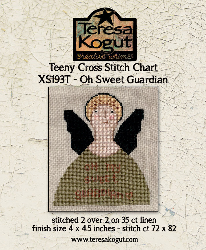 XS193T My Sweet Guardian Cross Stitch Chart