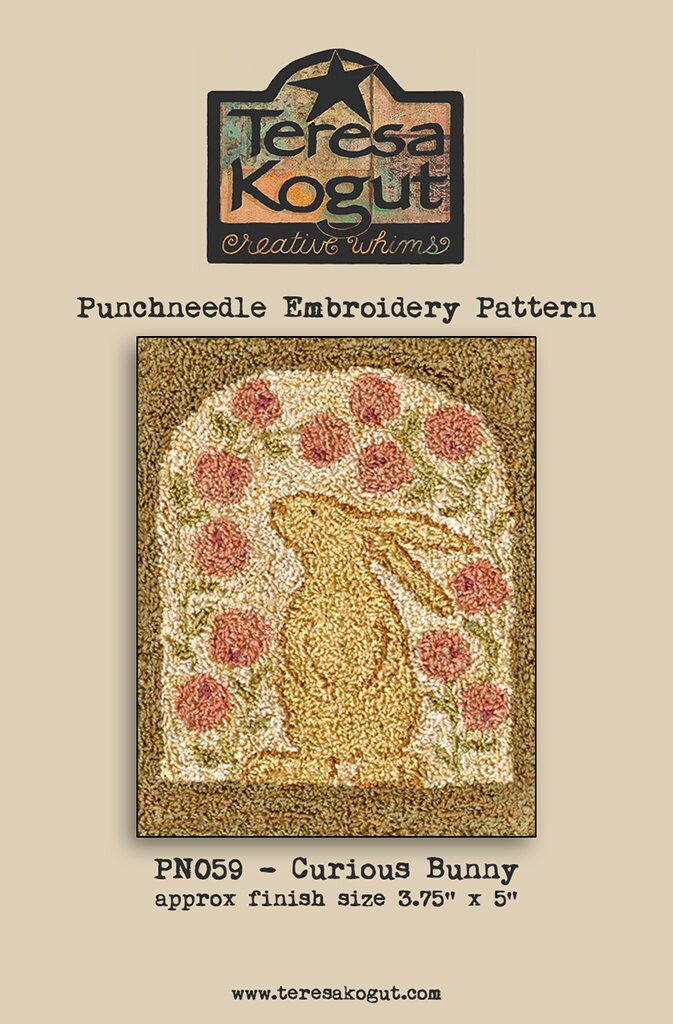 PN059 Curious Bunny Punchneedle Pattern