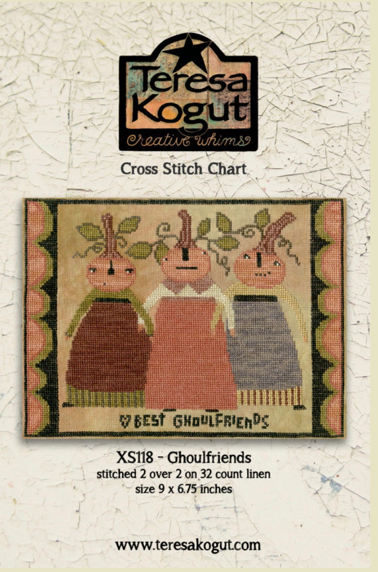 XS118 Ghoulfriends Cross Stitch Chart