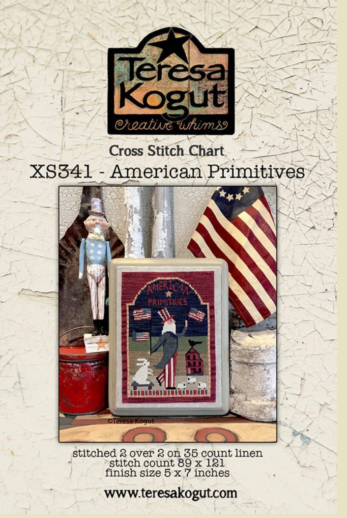 XS341 American Primitives Cross Stitch Chart