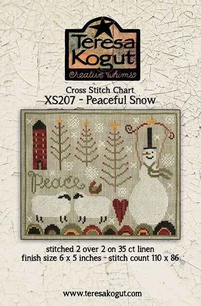 XS207 Peaceful Snow Cross Stitch Chart