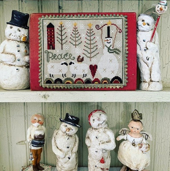 XS207 Peaceful Snow Cross Stitch Chart PDF