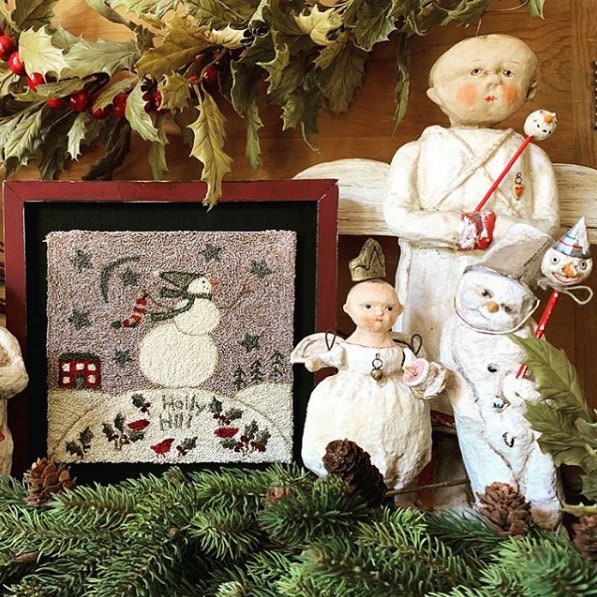 PN205 Holly Hill Punchneedle Pattern