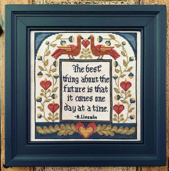 XS2346 One Day at a Time Cross Stitch Chart