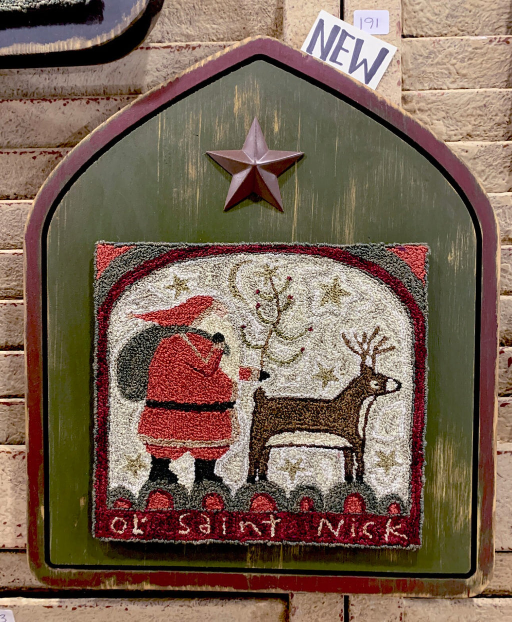 PN191 Ol St Nick Punchneedle Pattern