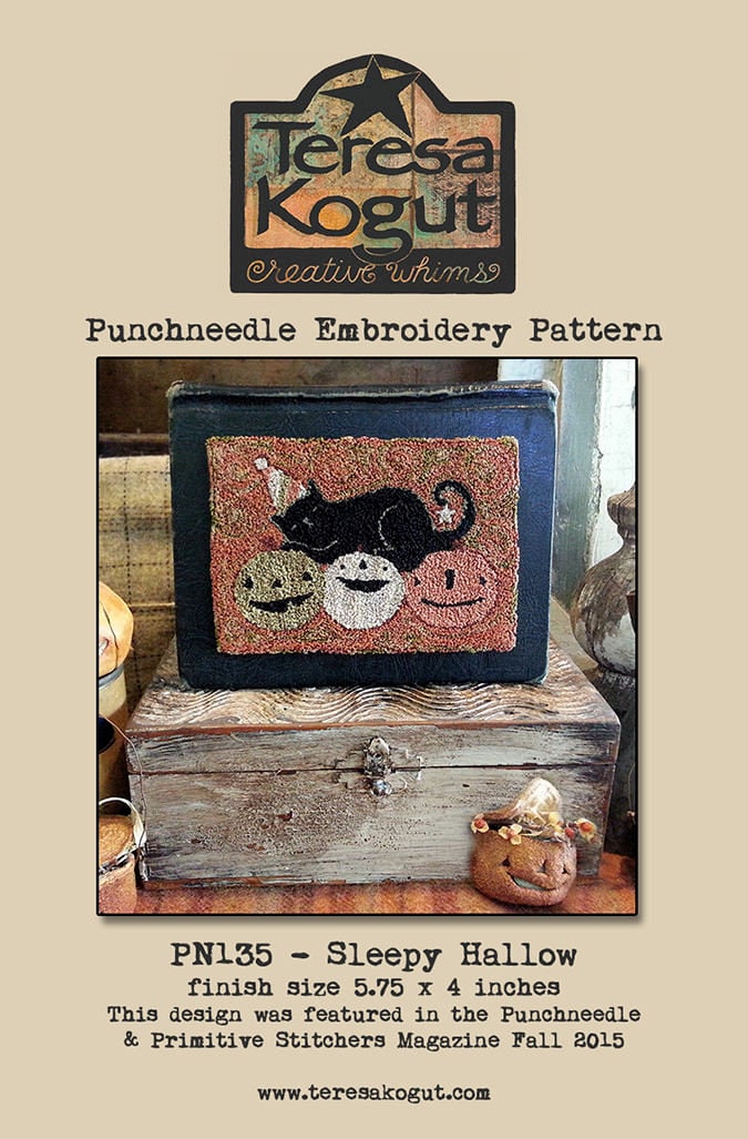 PN135 Sleepy Hallow Punchneedle Pattern