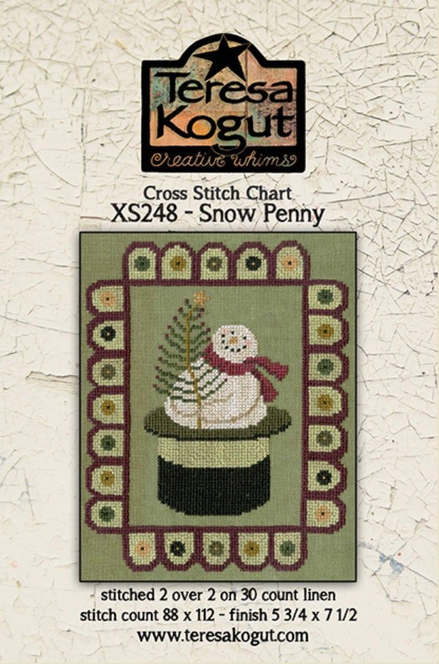 XS248 Snow Penny Cross Stitch Chart