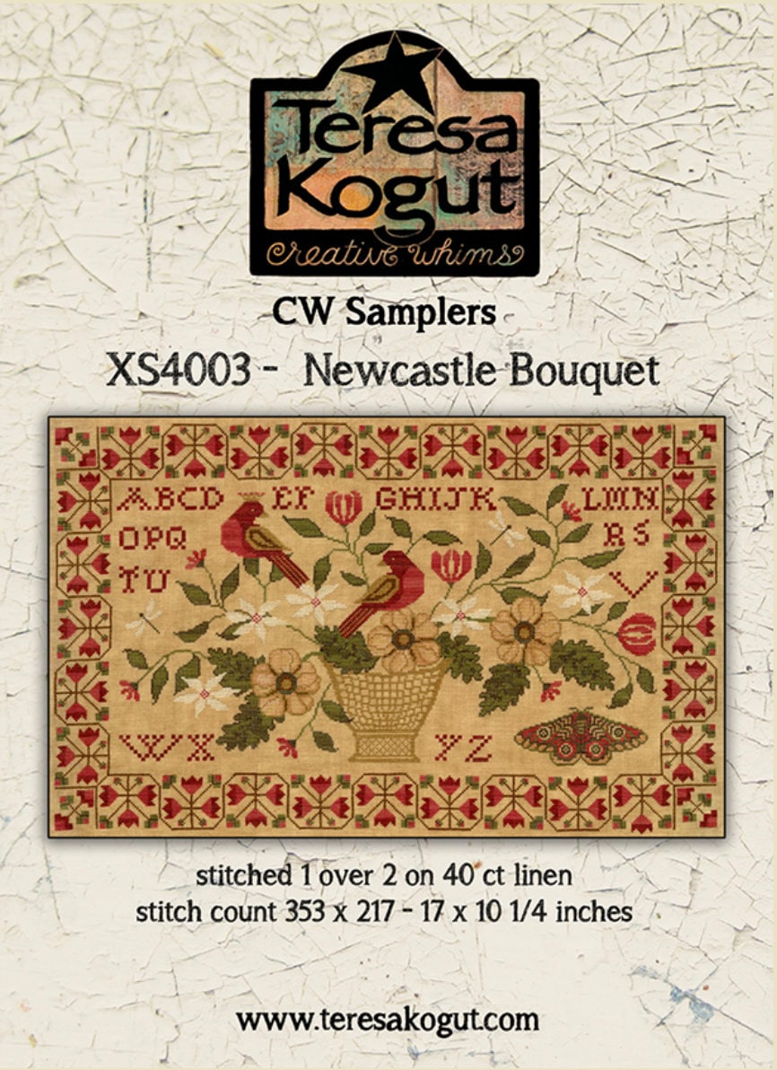 XS4003 Newcastle Bouquet Cross Stitch Chart