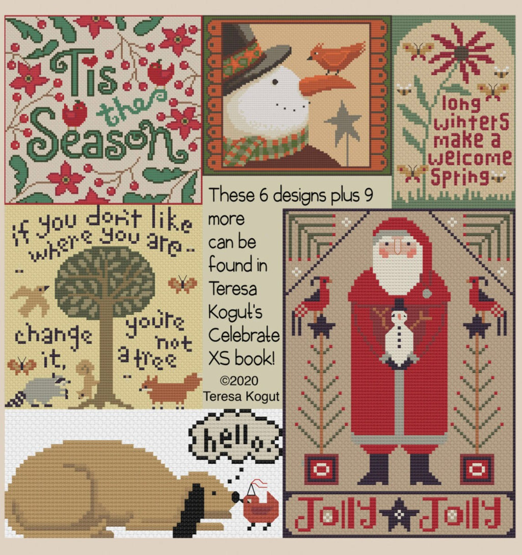 Celebrate Cross Stitch Book of 15 Charts