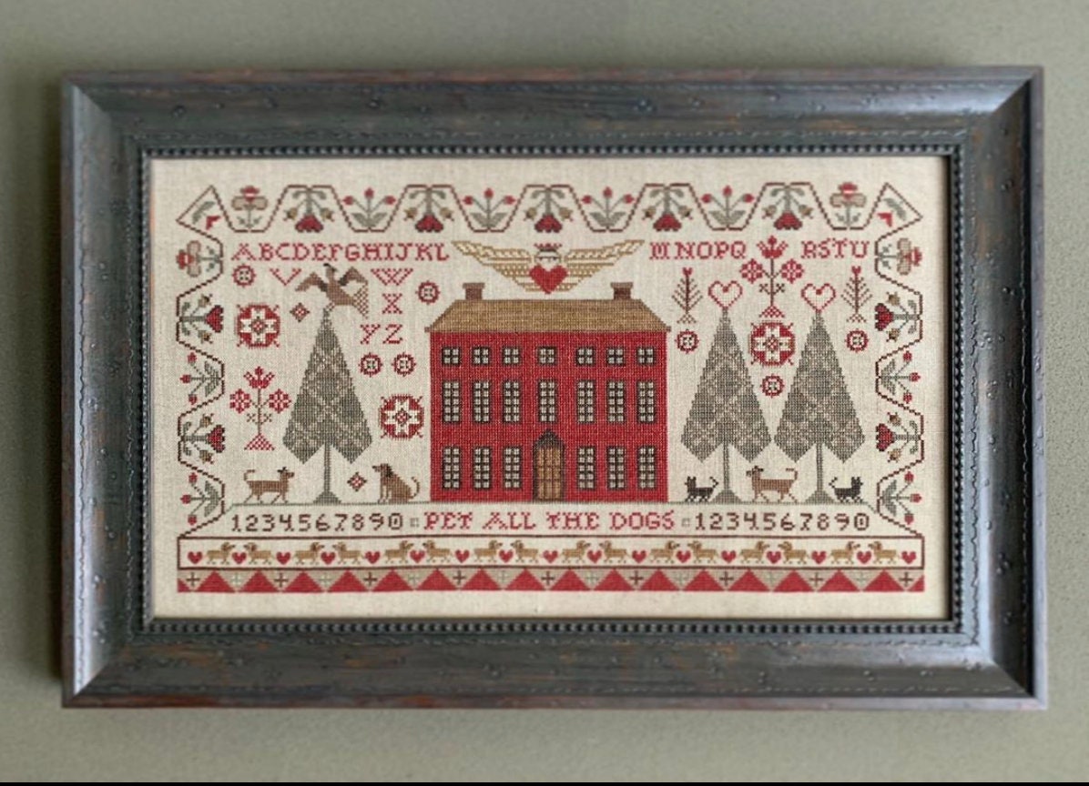 XS4002 Pet All the Dogs Cross Stitch Chart