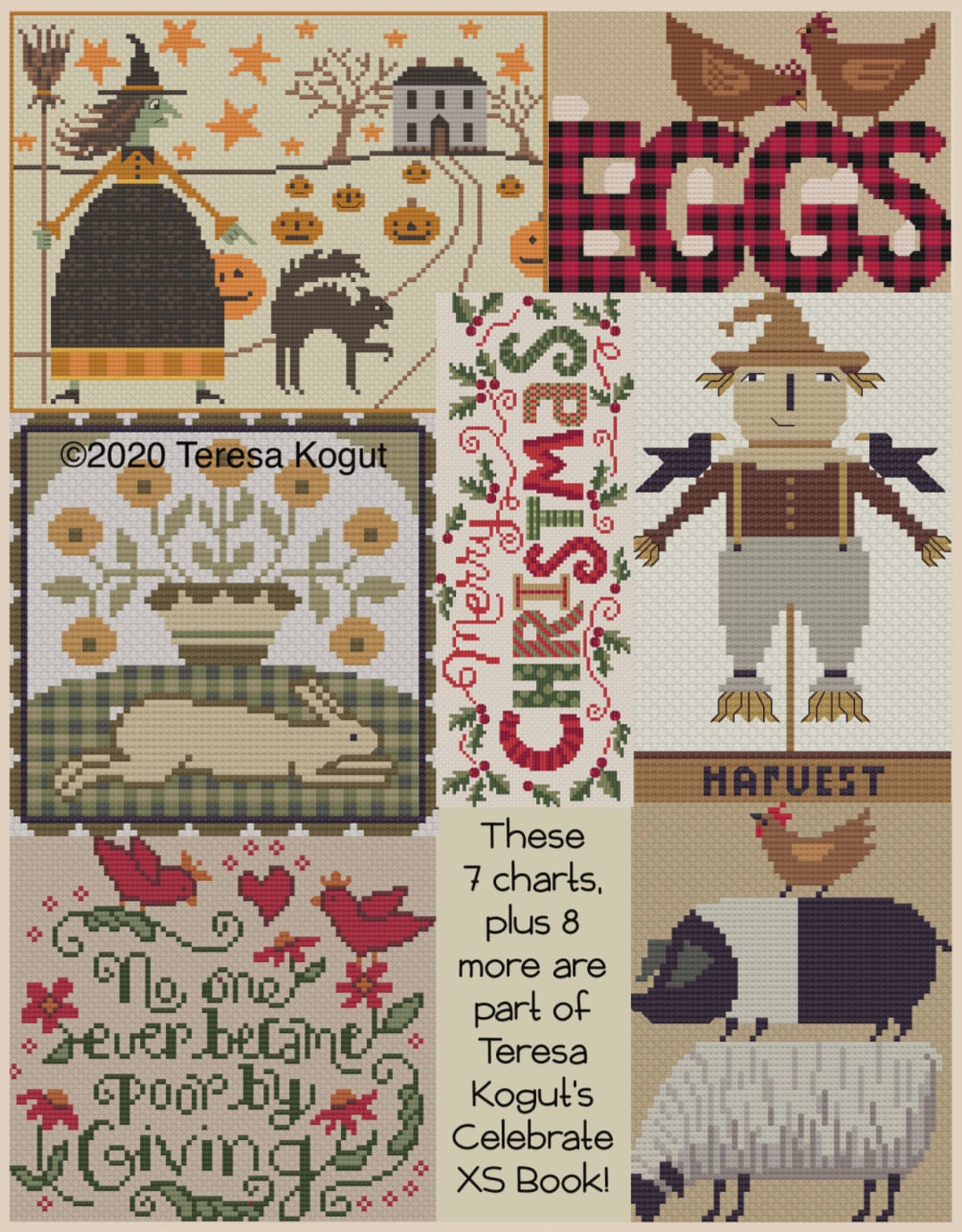 Celebrate Cross Stitch Book of 15 Charts