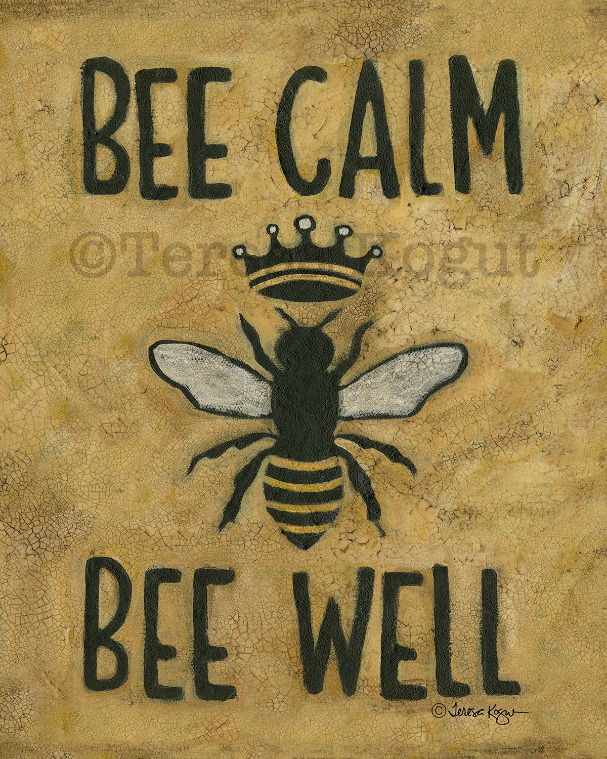 Bee Well Art Print