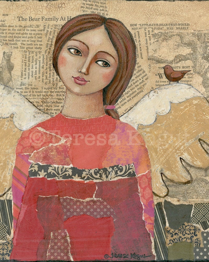Storytime Angel art print