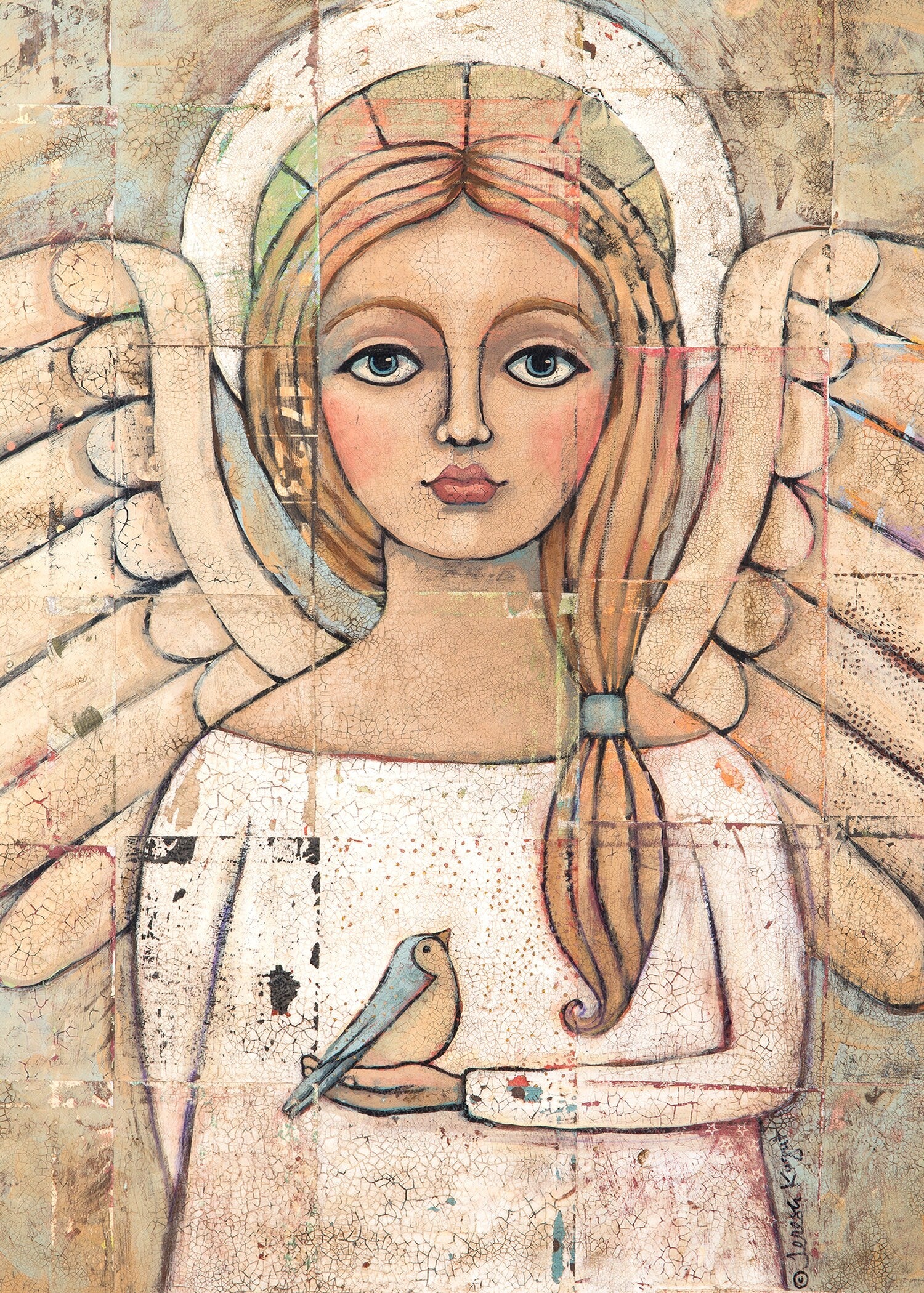 HR3162  Angelic Vision Rug Pattern