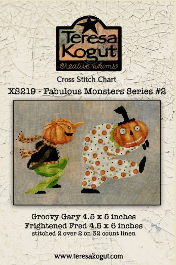 XS219 Fabulous Monsters #2 Cross Stitch Chart