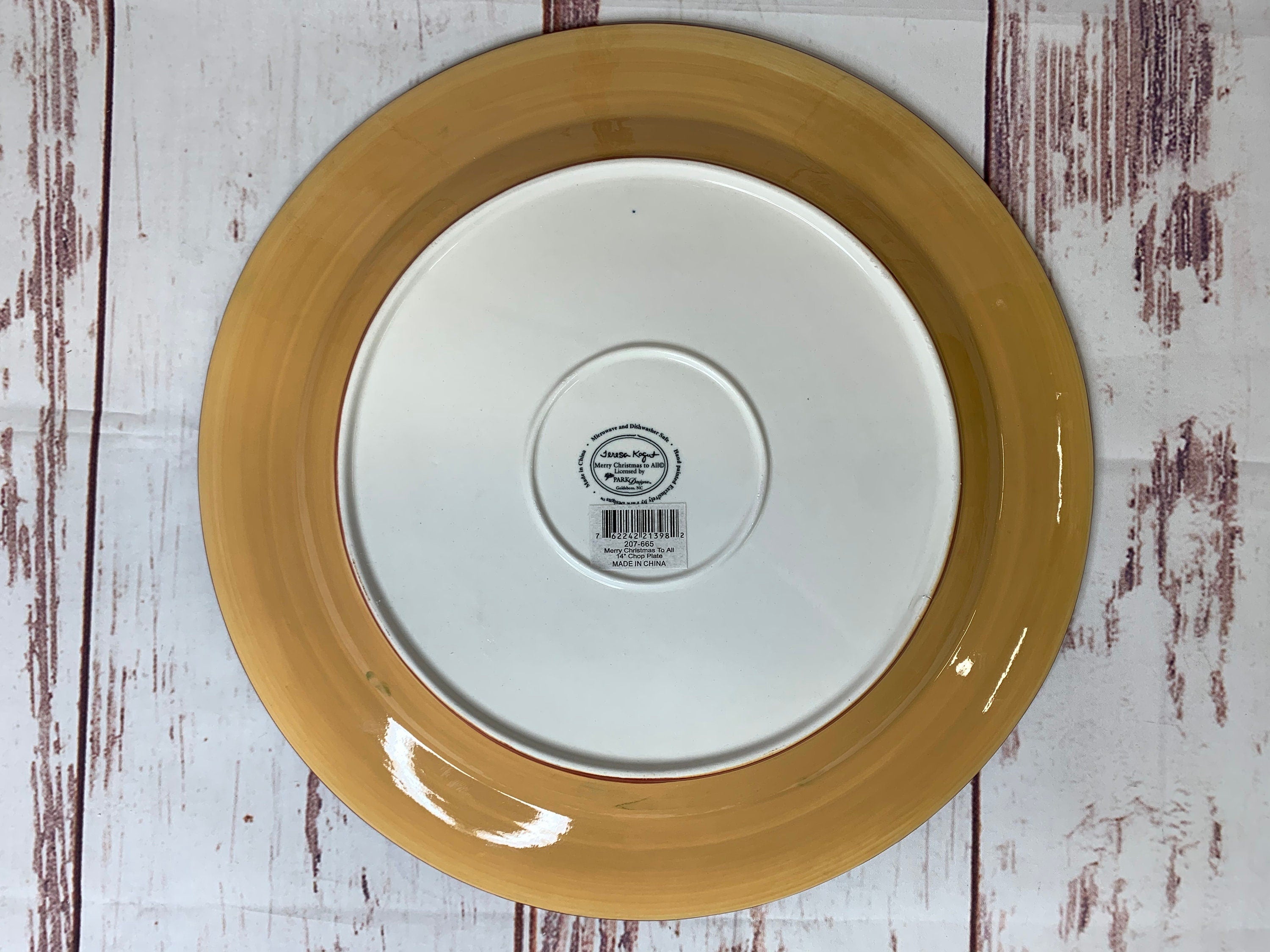 Merry Christmas To All Chop Plate