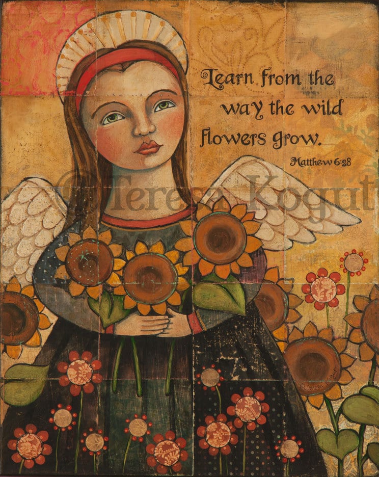THE WILDFLOWERS GROW art print