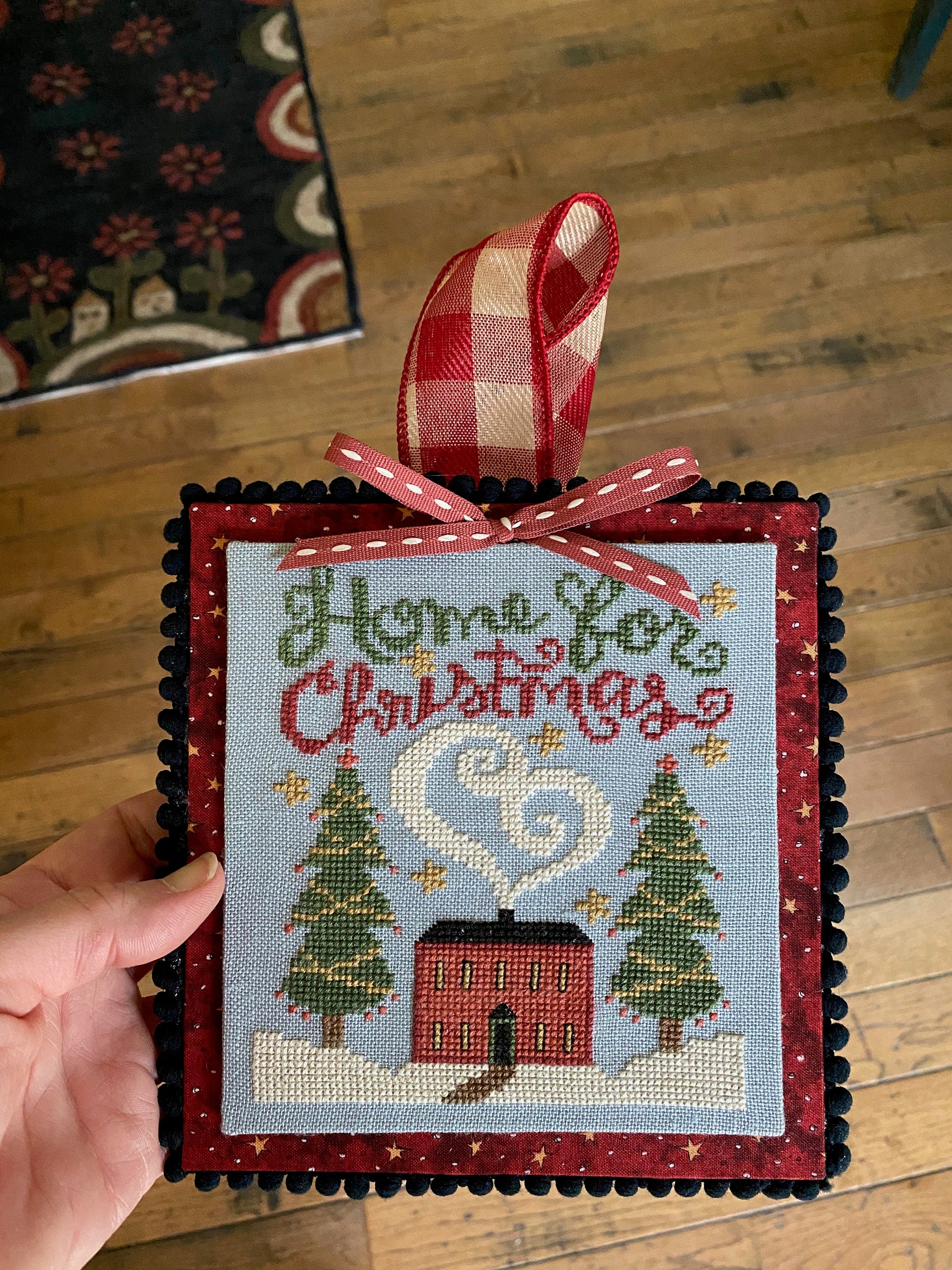 XS257 Home For Christmas Cross Stitch Chart