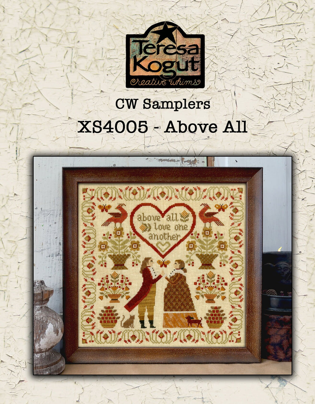 XS4005 Above All Sampler Cross Stitch Chart Booklet