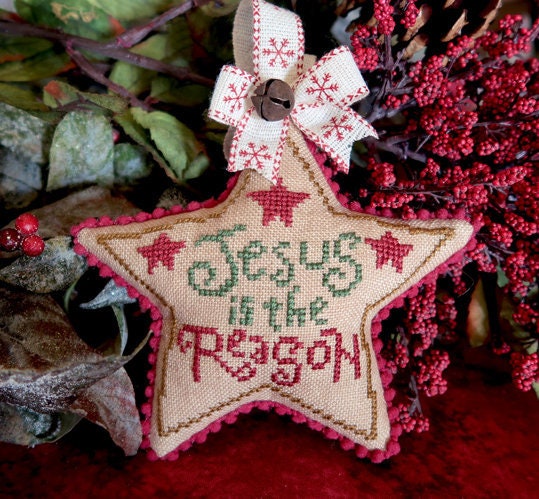 XS260 Star Ornament Cross Stitch Chart