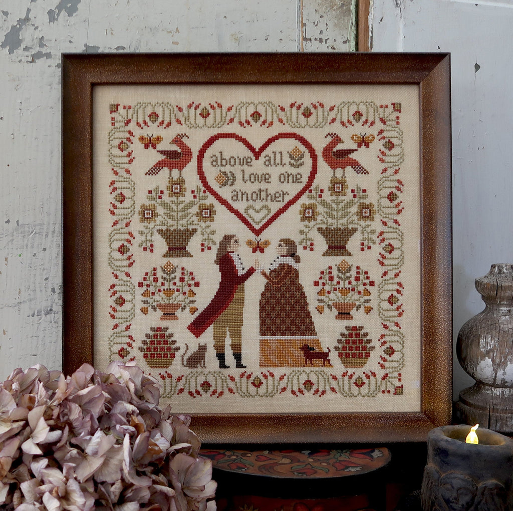 XS4005 Above All Sampler Cross Stitch Chart Booklet