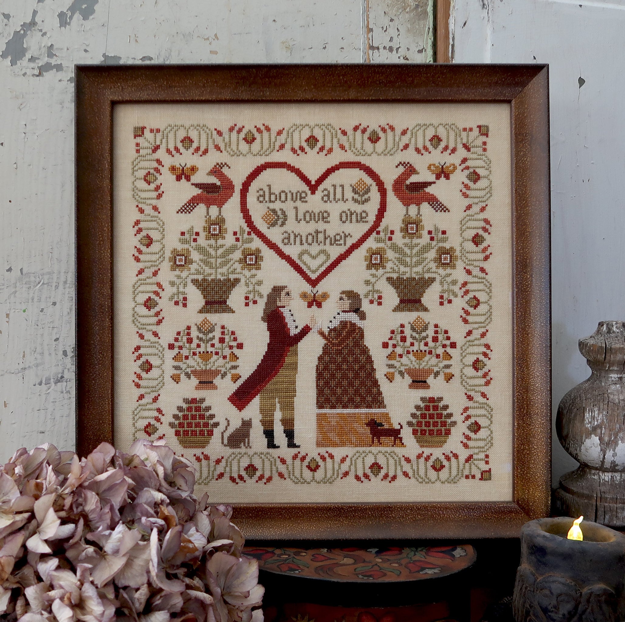 XS4005 Above All Sampler Cross Stitch Chart Booklet