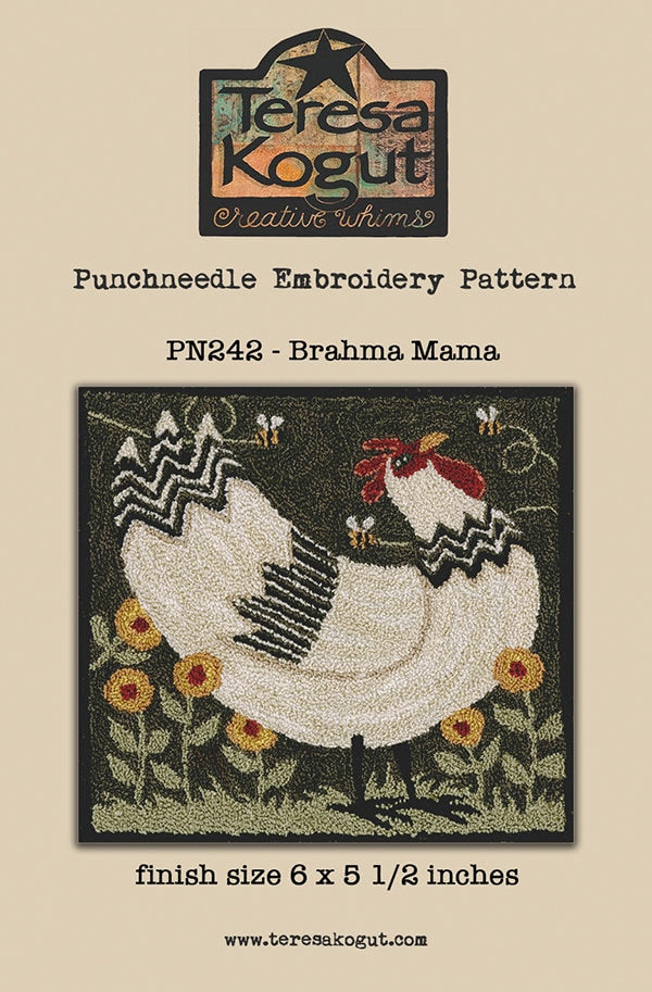 PN242 Brahma Mama Punchneedle Pattern