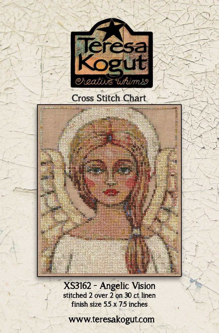 XS3162 Angelic Vision Cross Stitch Chart