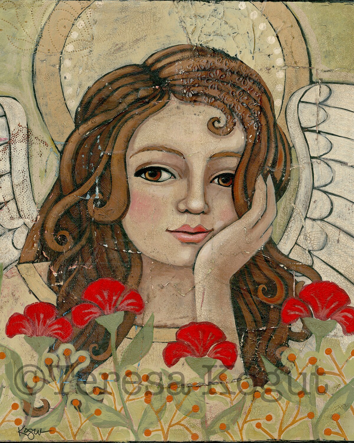 Among the Reds art print