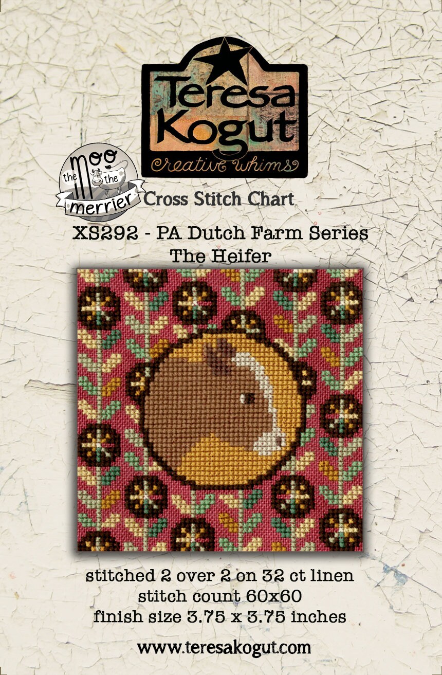 XS292 Heifer Cross Stitch Chart