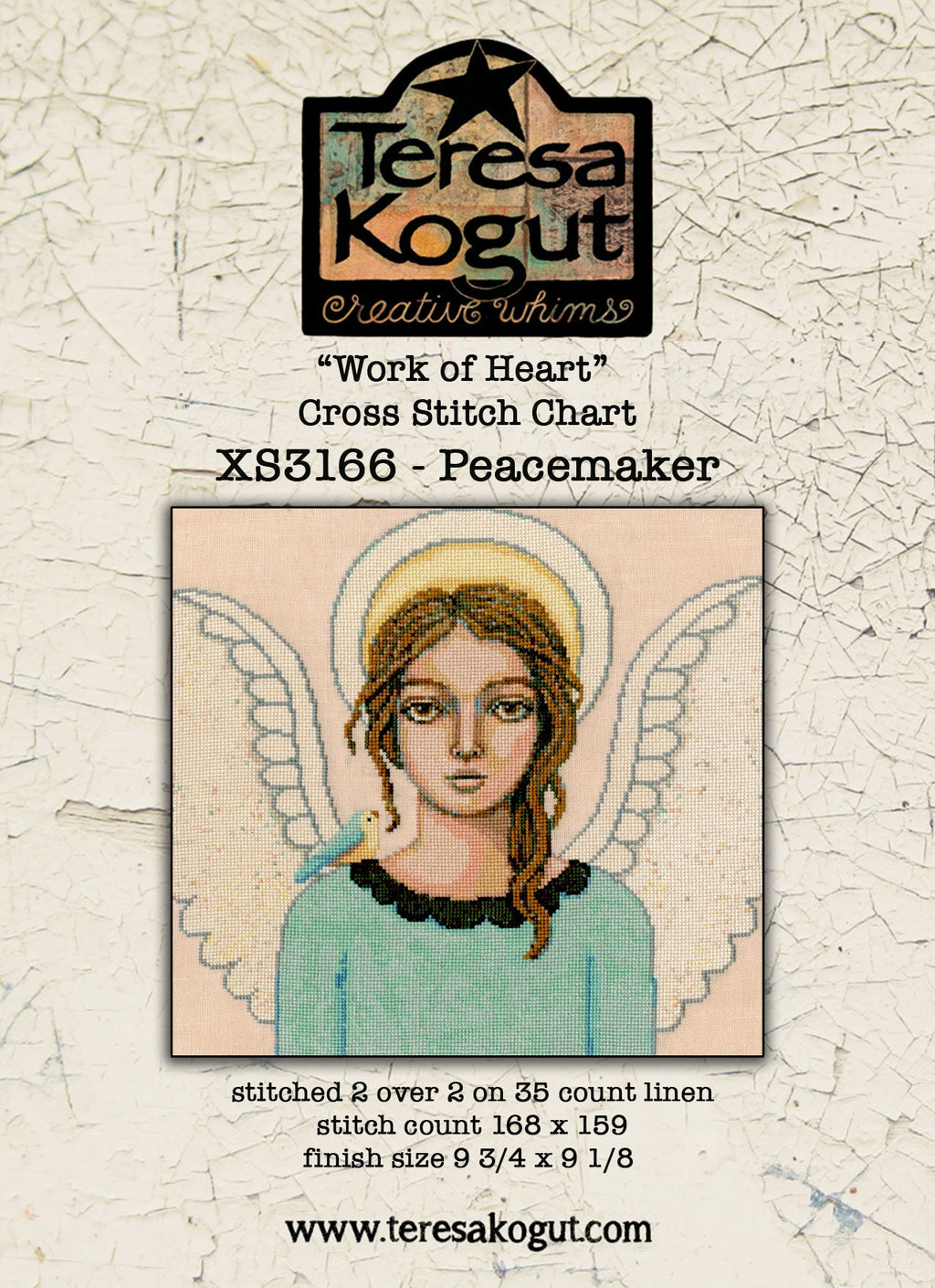 XS3166 Peacemaker Work of Heart Cross Stitch Chart