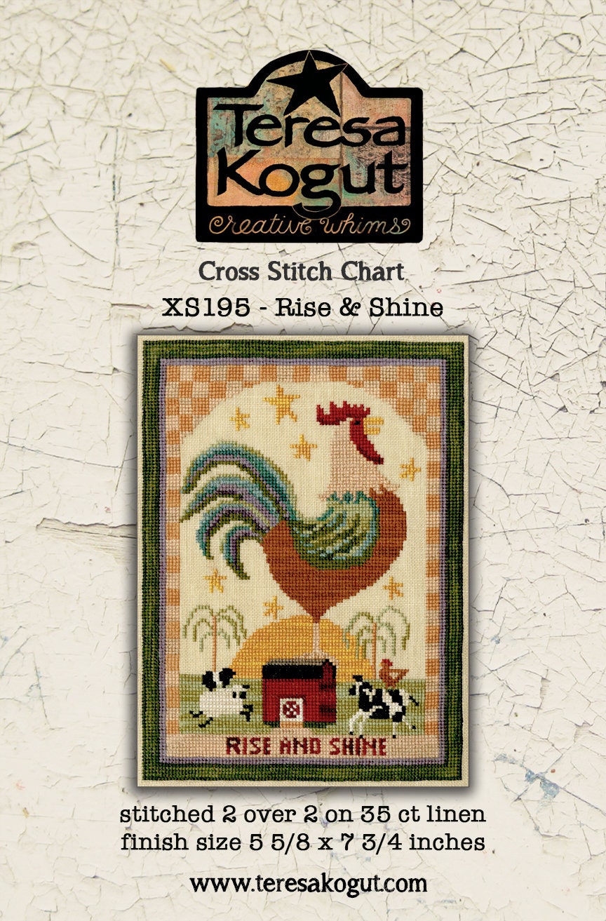 XS195 Rise and Shine Cross Stitch Chart