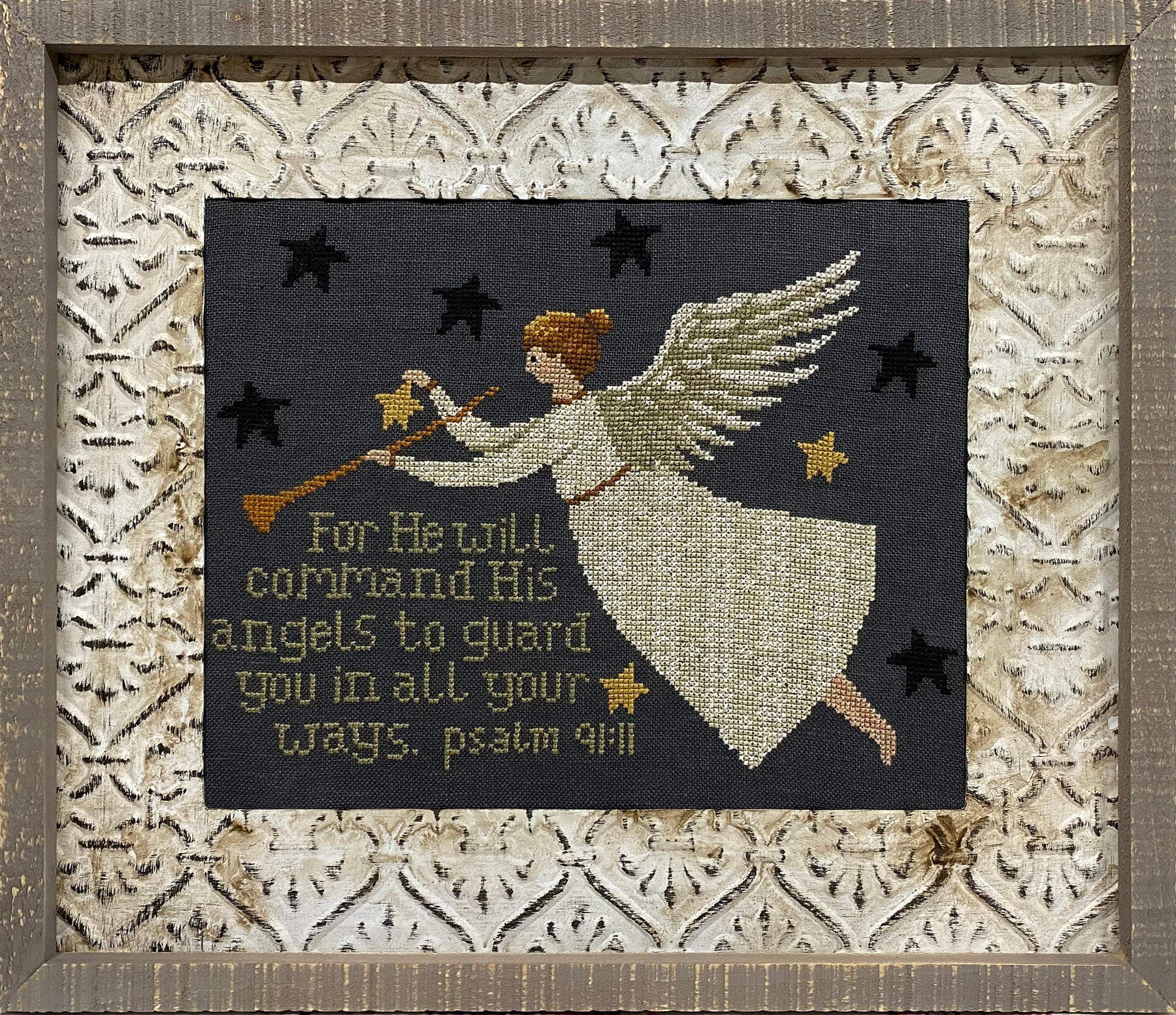 XS293 Psalm 91 Cross Stitch Chart