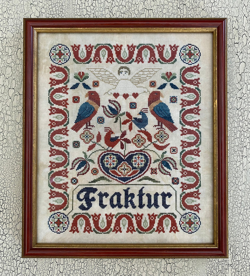 XS4006 Fraktur Sampler Cross Stitch Chart
