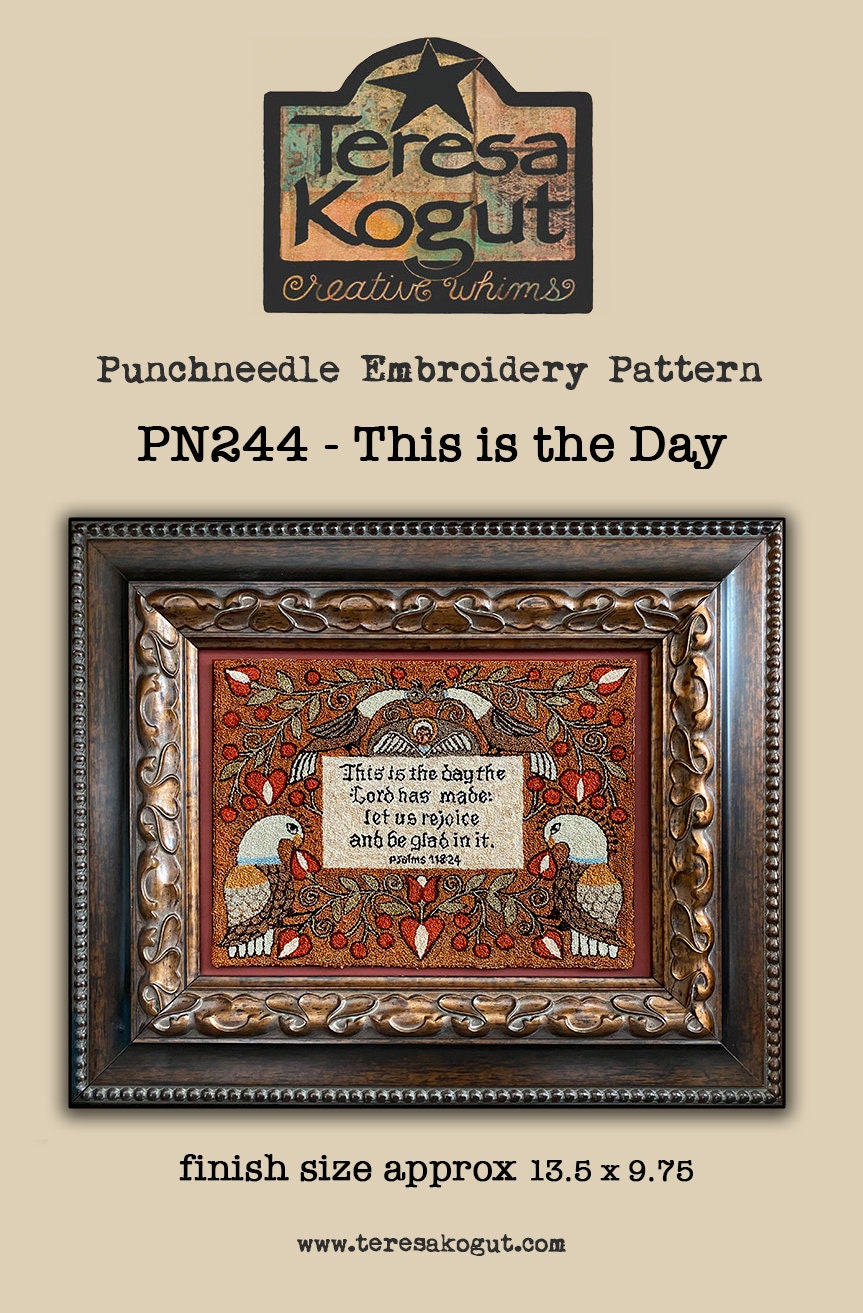 PN244 This is the Day Punchneedle Pattern