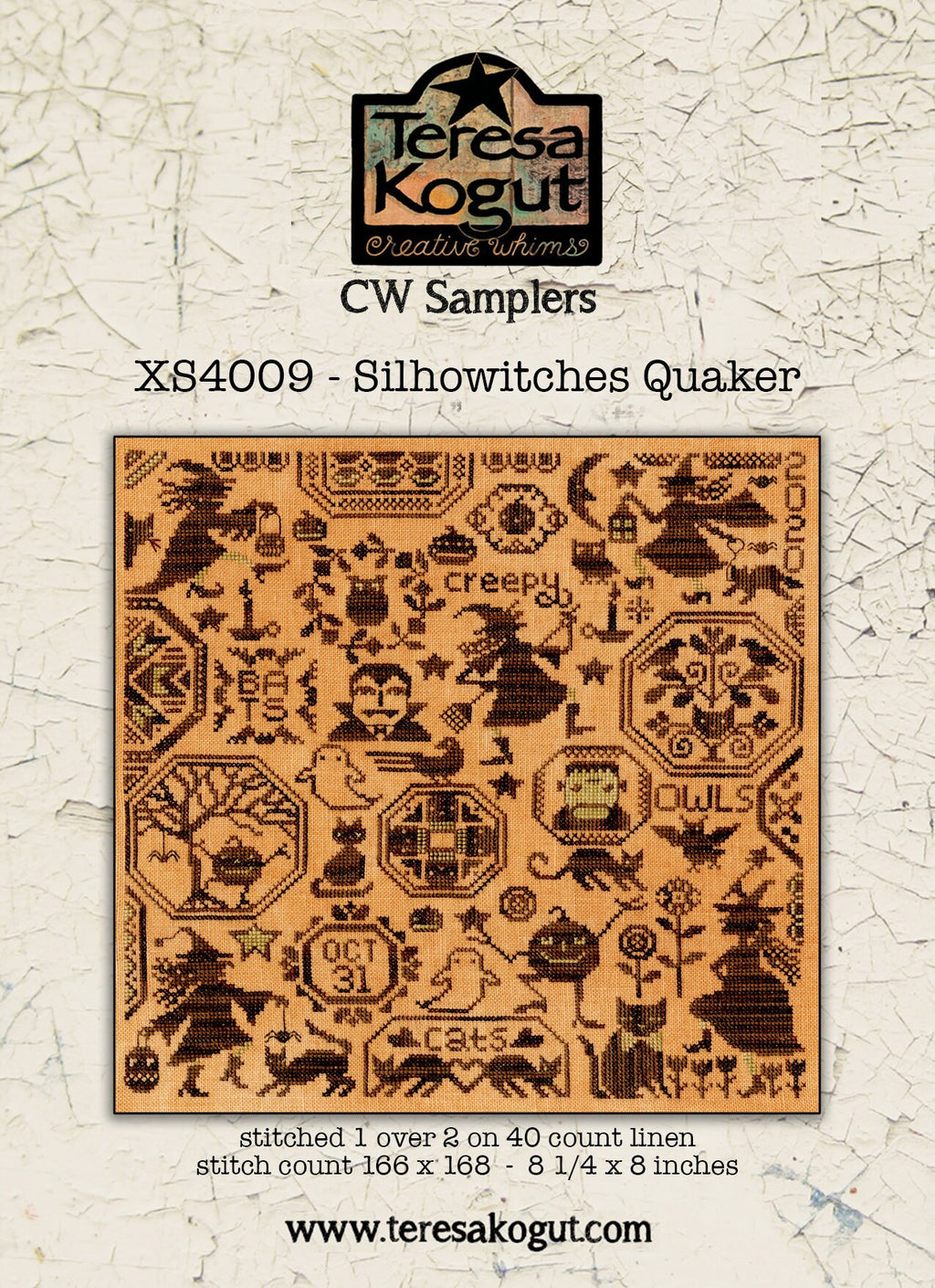 XS4009 Silhowitches Quaker Cross Stitch Chart