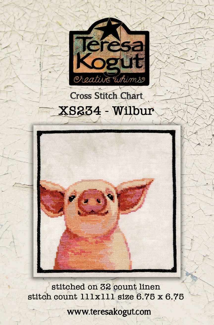 XS234  Wilbur Cross Stitch Chart