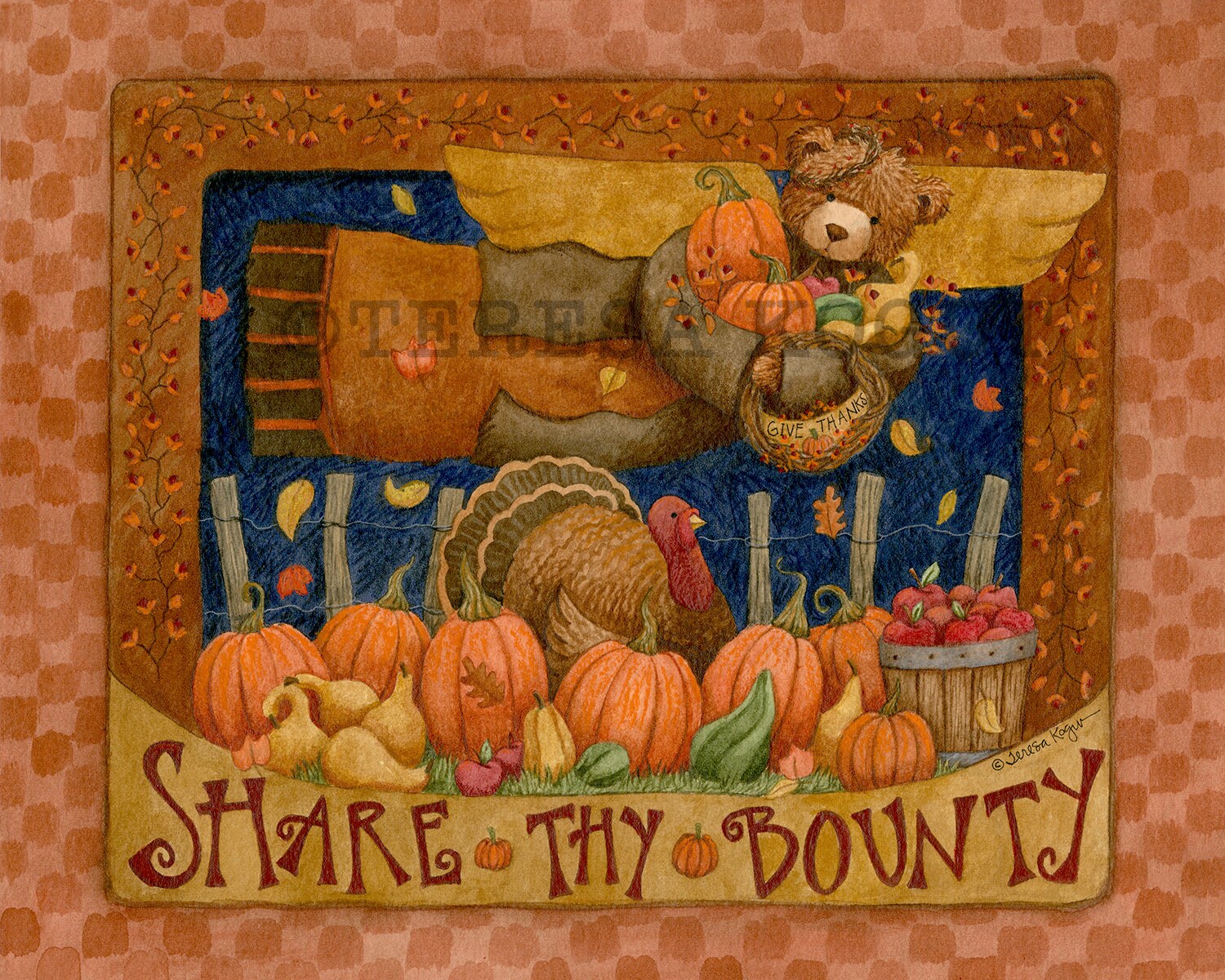 Share Thy Bounty art print