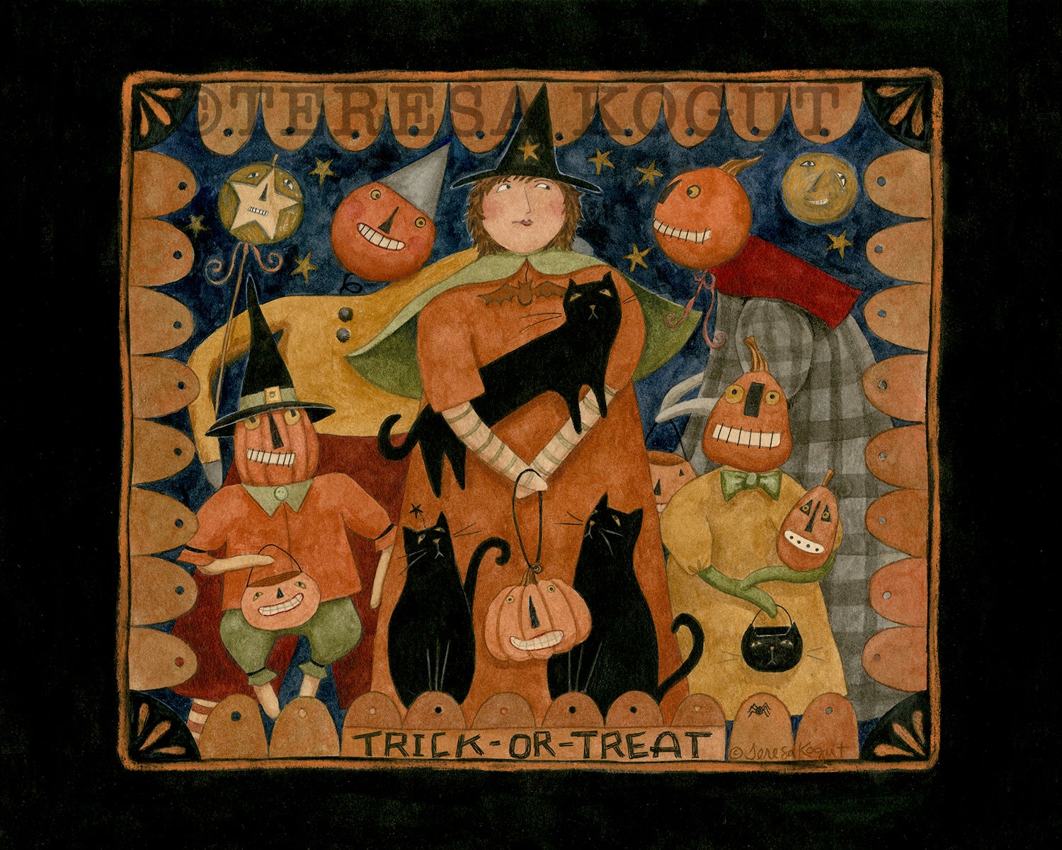 Creepy Night art print