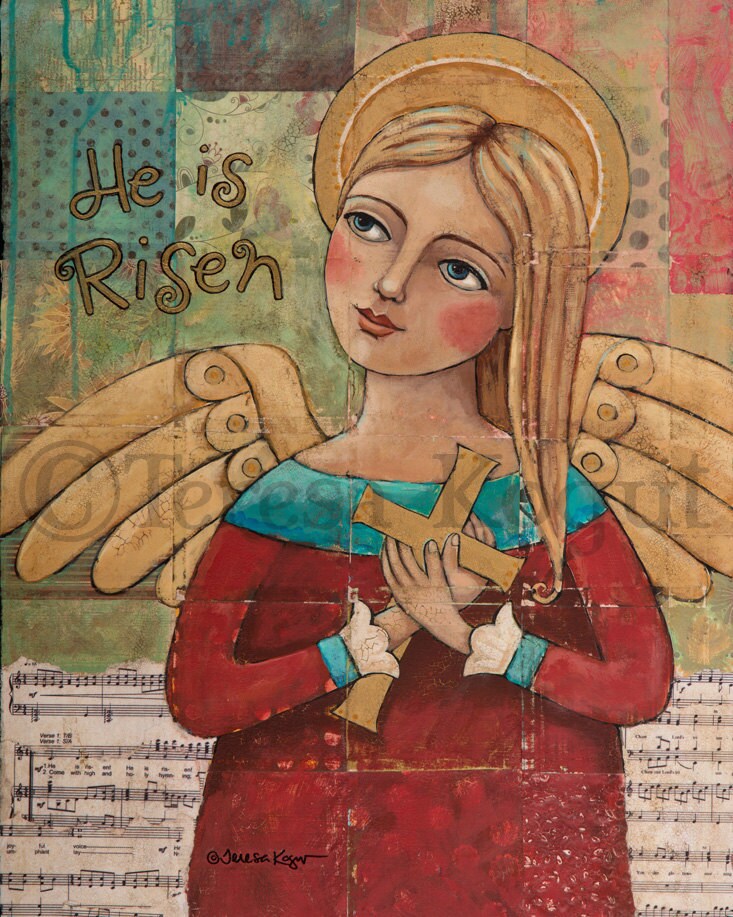 He is Risen art print