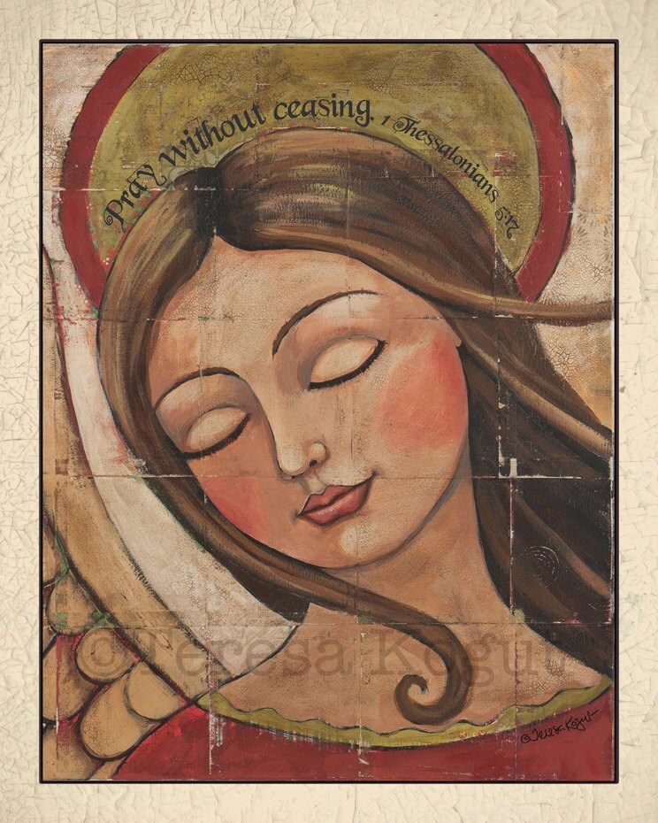 PRAY art print