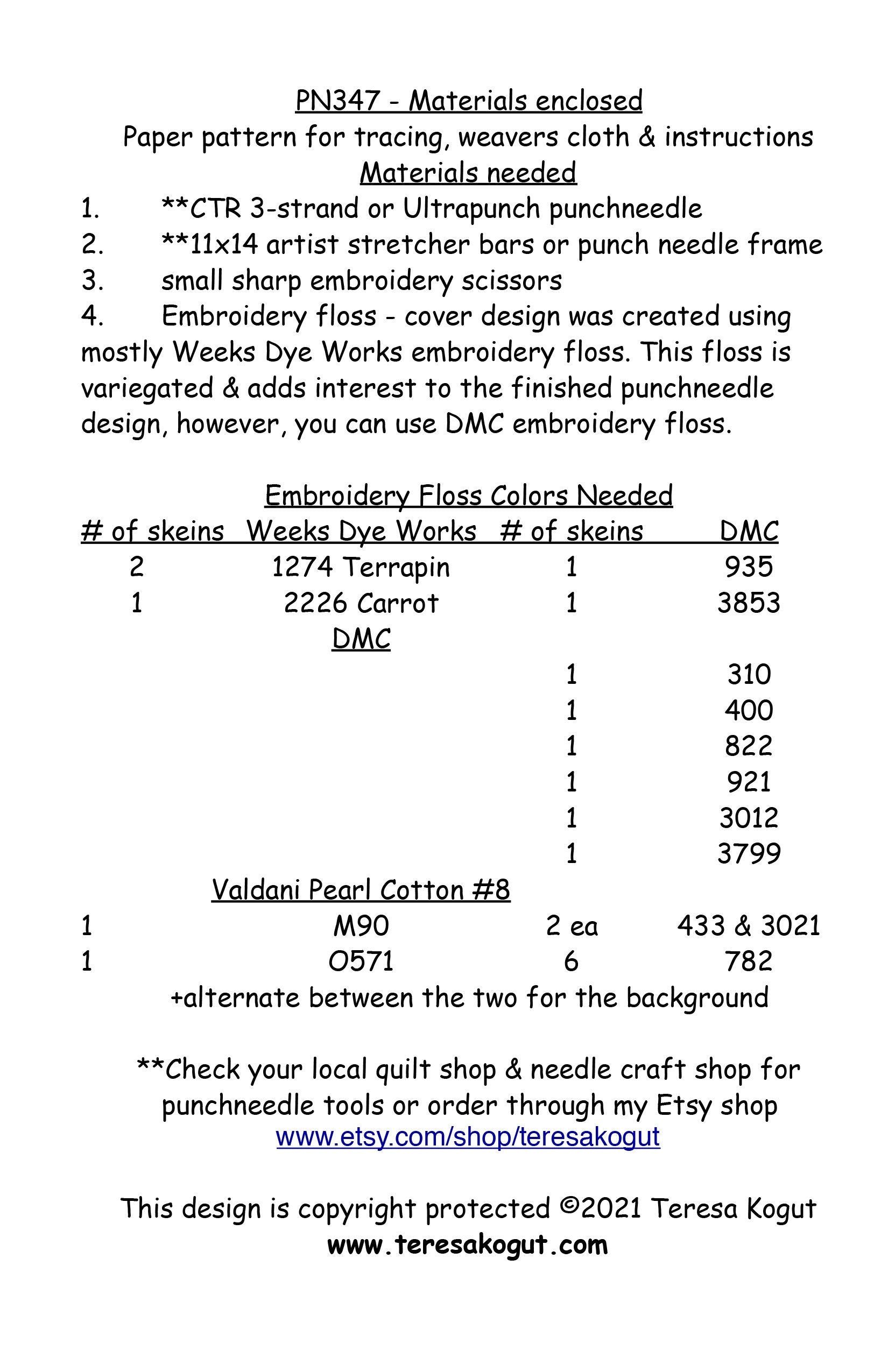 PN347 Halloween Tuxedo Punchneedle Pattern