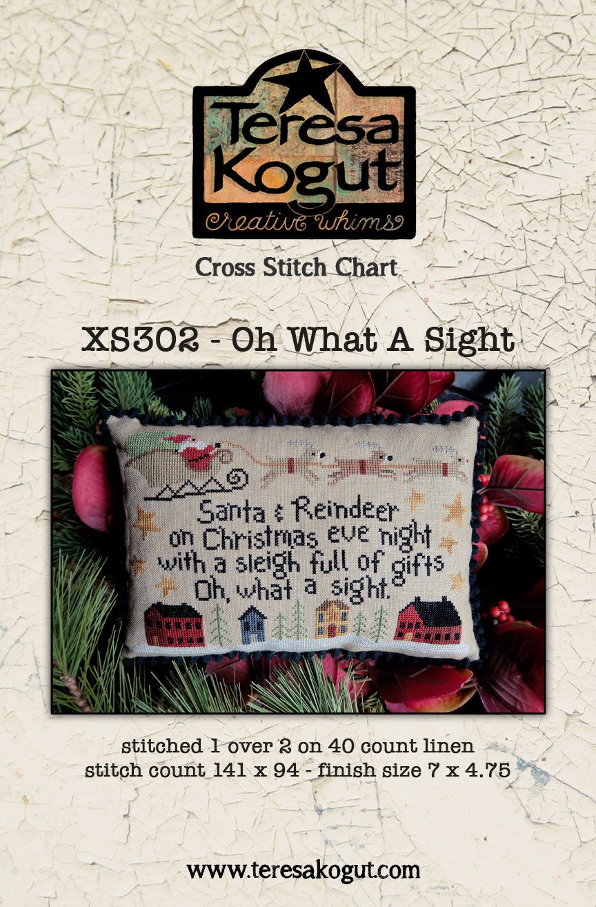 XS302 Oh What a Sight Cross Stitch Chart