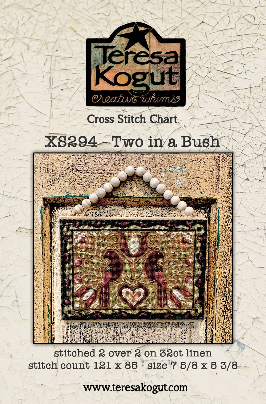 XS294 Two in a Bush Cross Stitch Chart
