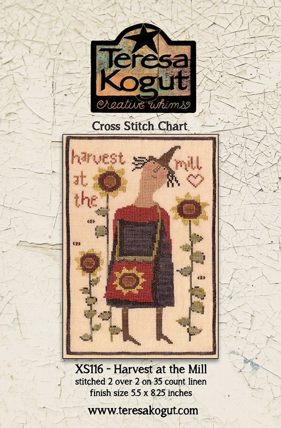 XS116  Harvest at the Mill Cross Stitch Chart PDF