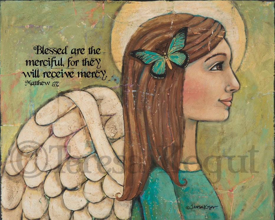 Merciful art print