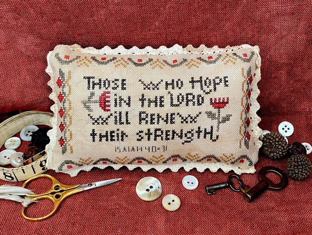 Hope in the Lord  Cross Stitch Chart PDF