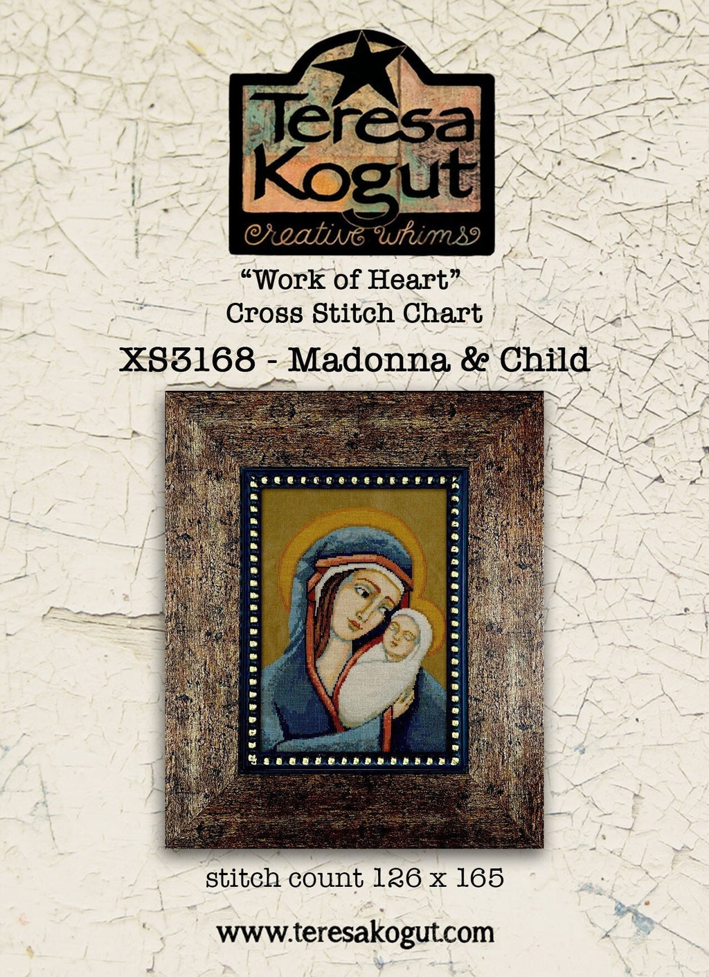 XS3168 Madonna and Child Cross Stitch Chart