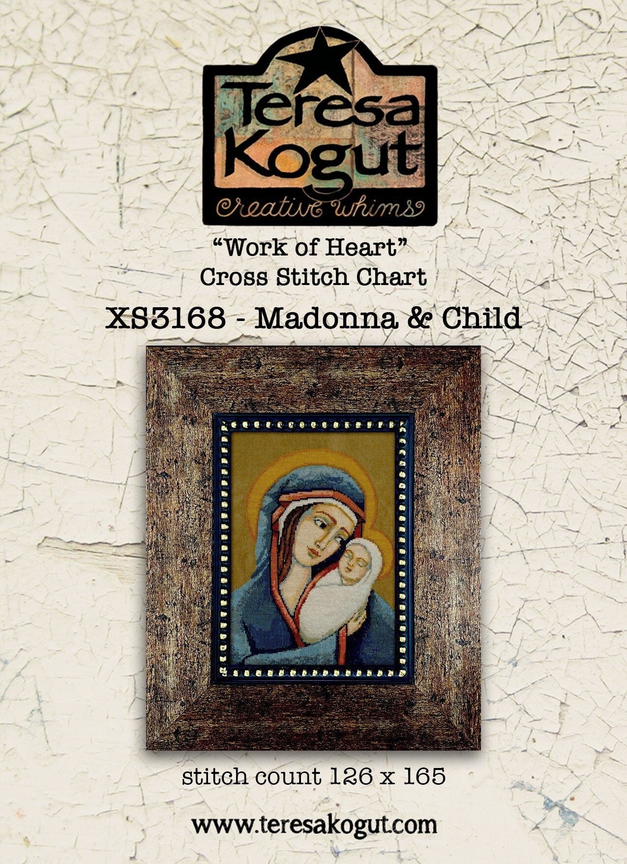 XS3168 Madonna and Child Cross Stitch Chart